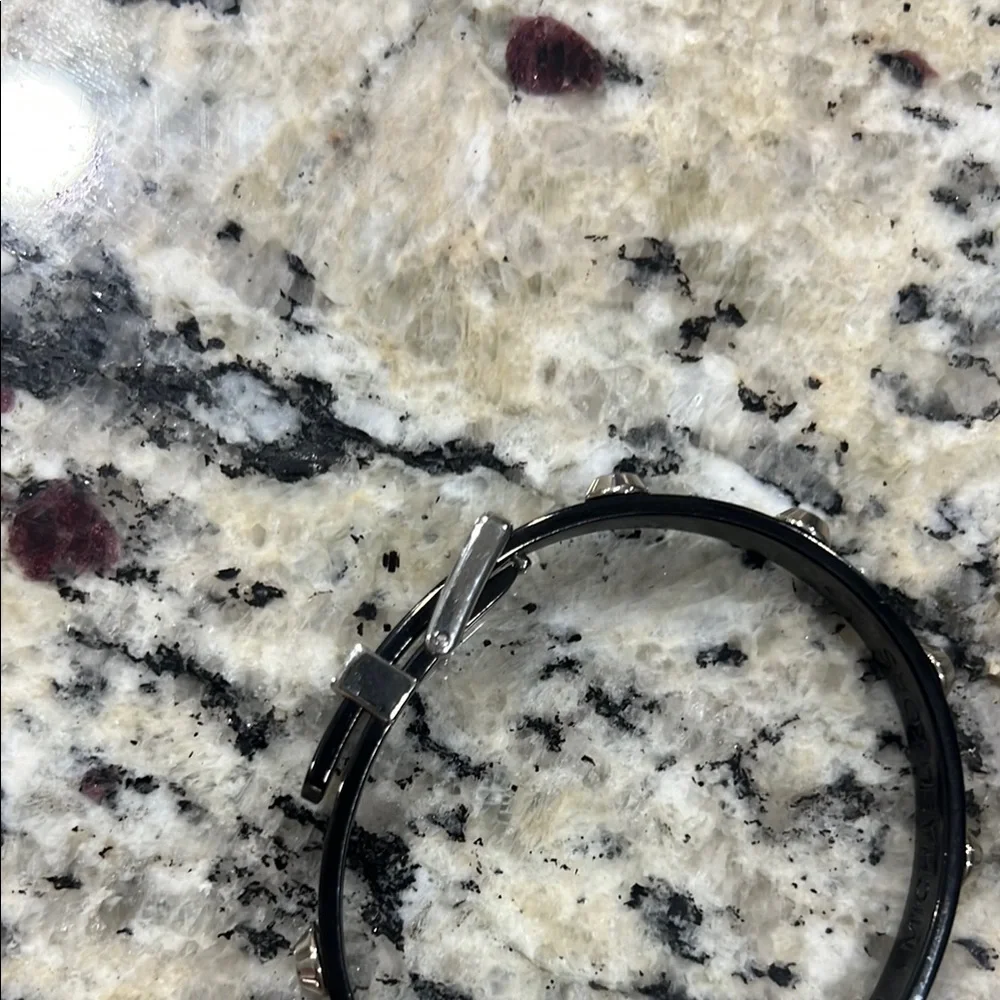 Michael Kors Black and Silver Astor Studded Bracelet - Picture 7 of 11